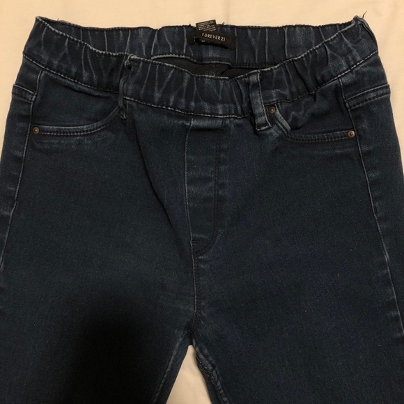 🥶Dark Blue Forever 21 Jeggings🤖 - Picture 3 of 11
